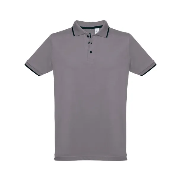 ROME muška prijanjajuća polo majica, 195 g/m² Siva