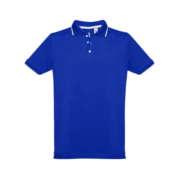 ROME muška prijanjajuća polo majica, 195 g/m² Kraljevski plava