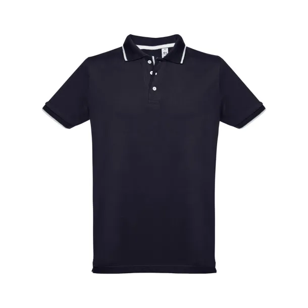 ROME muška prijanjajuća polo majica, 195 g/m² Mornarsko plava