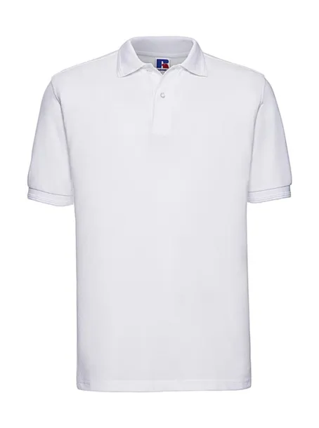  Muška polo majica - do 4XL - Russell Athletic Bijela