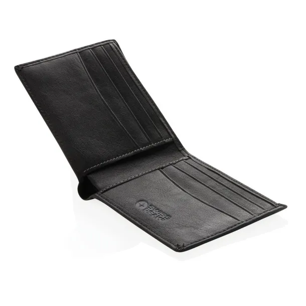  Swiss Peak RFID anti-skimming wallet - Swiss Peak Black Black