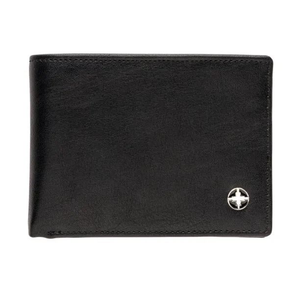  Swiss Peak RFID anti-skimming wallet - Swiss Peak Black Black