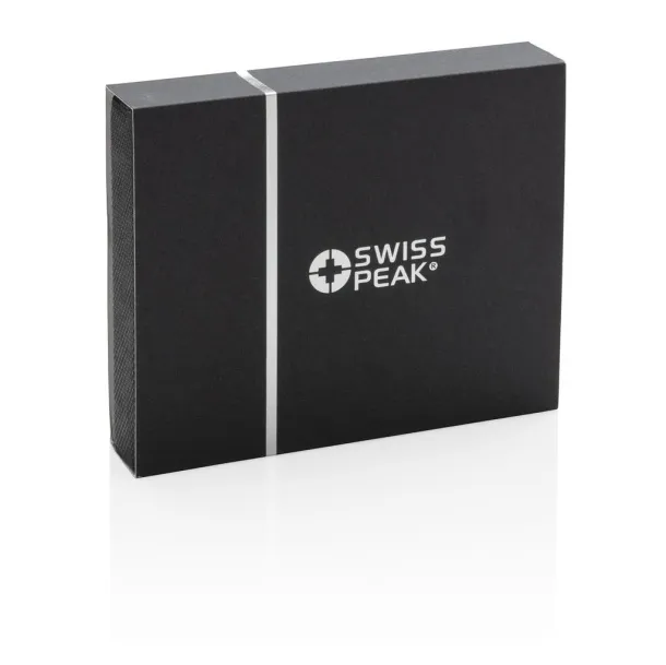  Swiss Peak RFID anti-skimming wallet - Swiss Peak Black Black