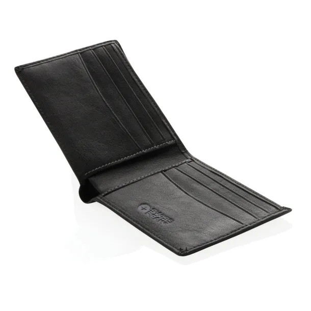  Swiss Peak RFID anti-skimming wallet - Swiss Peak Black Black