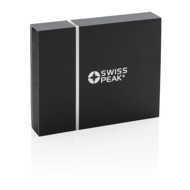  Swiss Peak RFID anti-skimming wallet - Swiss Peak Black Black