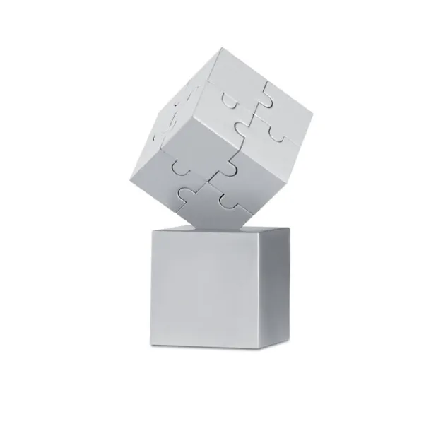 KUBZLE Metal 3D puzzle Matt Silver