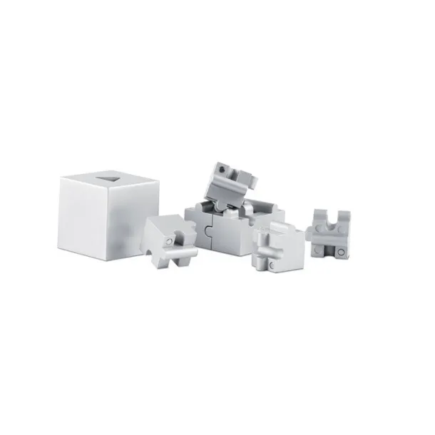 KUBZLE Metal 3D puzzle Matt Silver