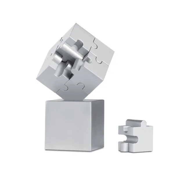 KUBZLE Metal 3D puzzle Matt Silver