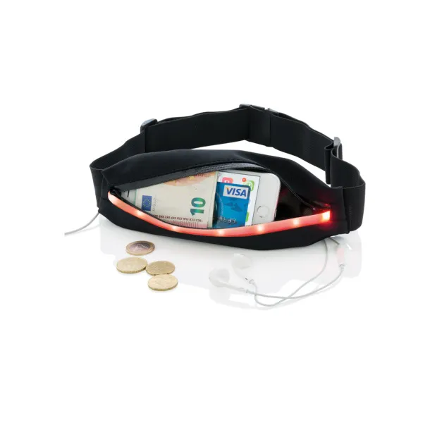  Running belt with LED - XD Collection Black 