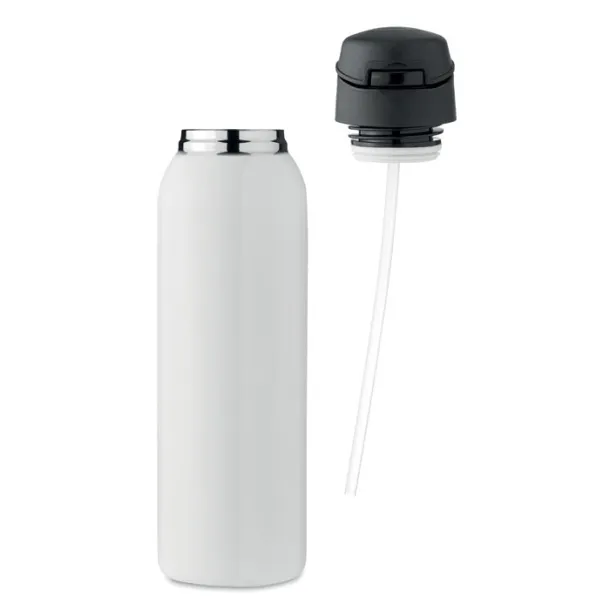 LOUC Double wall bottle 580 ml White