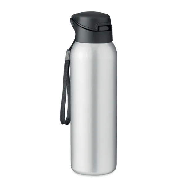 LOUC Double wall bottle 580 ml Matt Silver