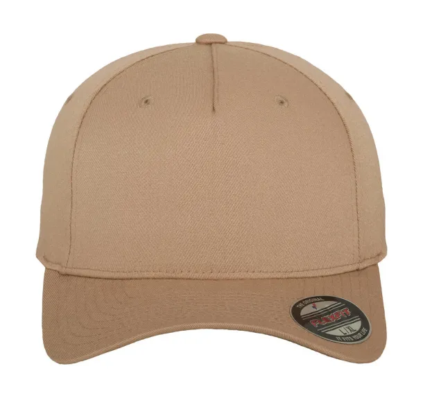  Fitted Baseball Cap - Flexfit Khaki