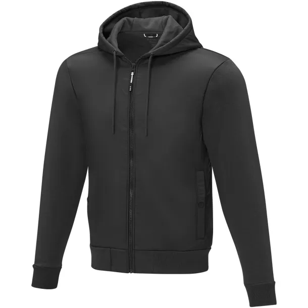 Darnell men's hybrid jacket - Elevate Life Solid black