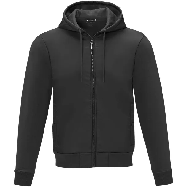 Darnell men's hybrid jacket - Elevate Life Solid black