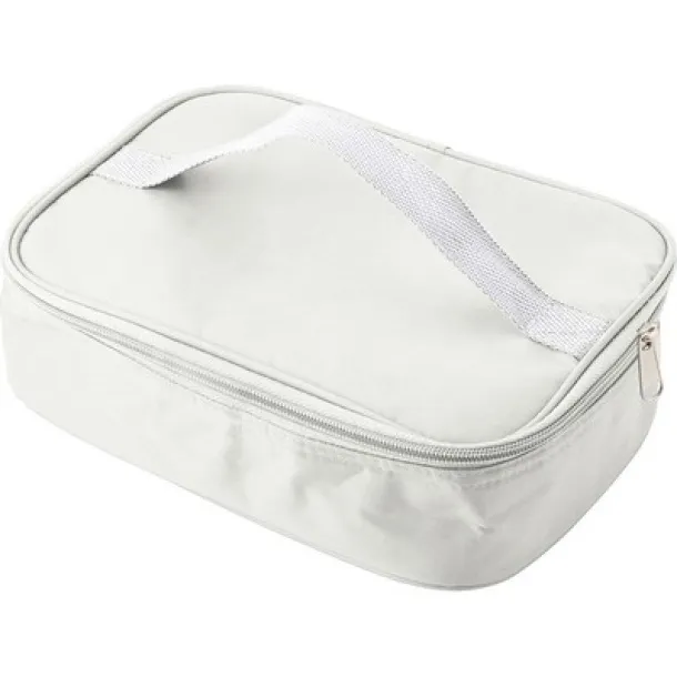  Cooler bag with lunch box 1,2 L, cutlery white