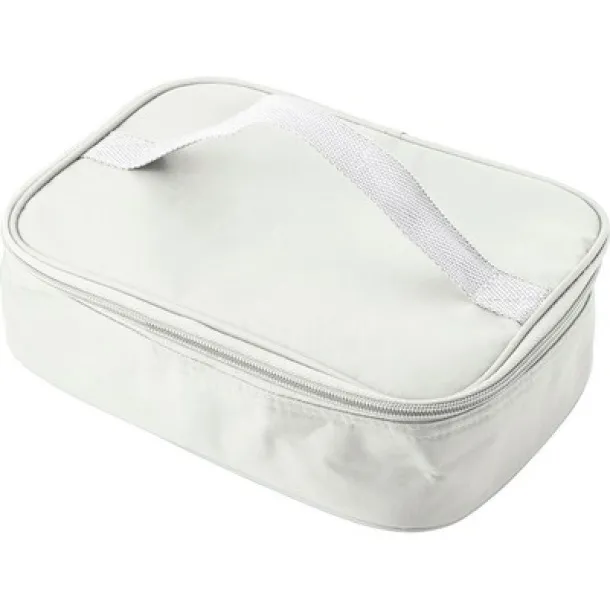  Cooler bag with lunch box 1,2 L, cutlery white