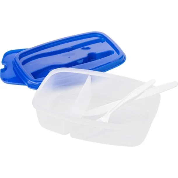  Cooler bag with lunch box 1,2 L, cutlery Plava