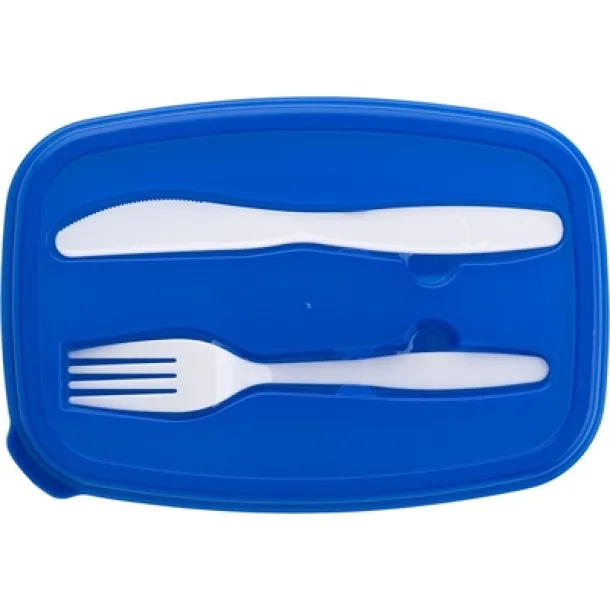  Cooler bag with lunch box 1,2 L, cutlery blue