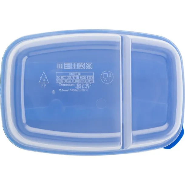  Cooler bag with lunch box 1,2 L, cutlery Plava