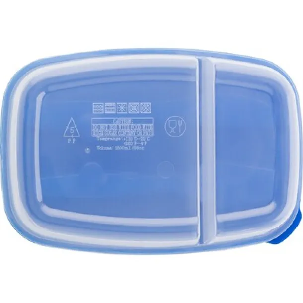 Cooler bag with lunch box 1,2 L, cutlery Plava