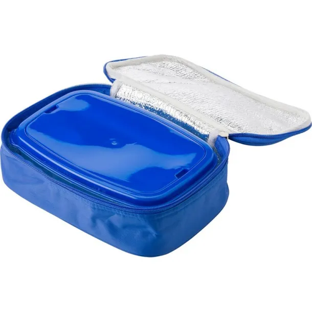  Cooler bag with lunch box 1,2 L, cutlery Plava