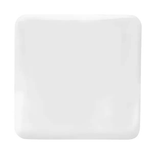 MagBadge Square pin button fridge magnet White
