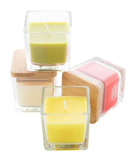 Cubama candle, vanilla White