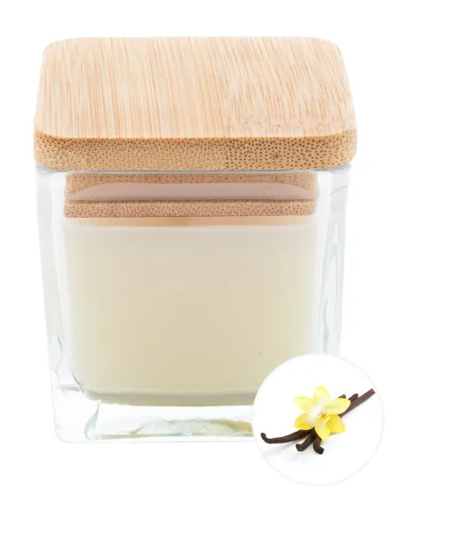 Cubama candle, vanilla White