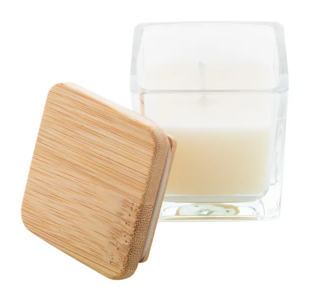 Cubama candle, vanilla White