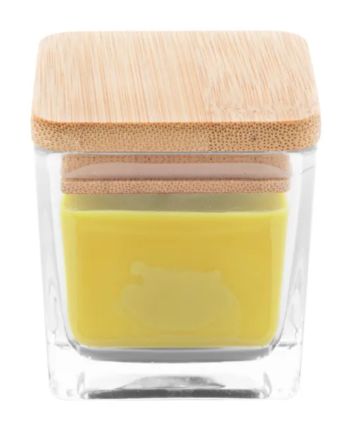 Cubama candle, vanilla Yellow