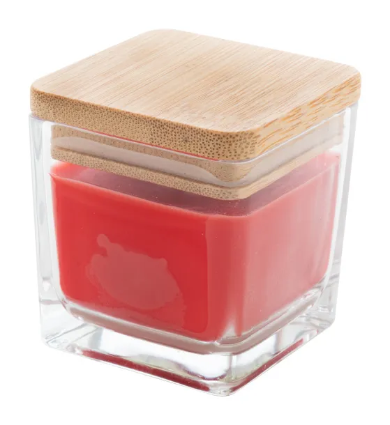 Cubama candle, vanilla Red