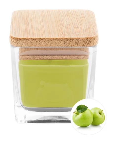 Cubama candle, vanilla Green