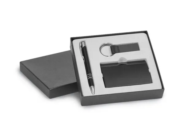 MORRIS gift set (card holder Black