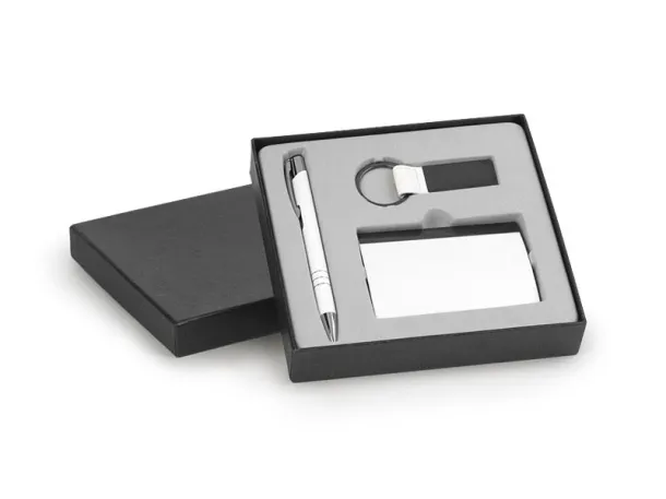 MORRIS gift set (card holder White