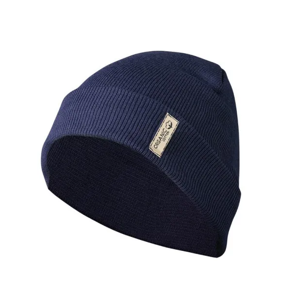  Zimska kapa od organskog pamuka navy blue