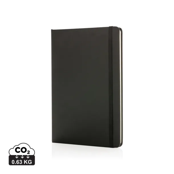  Standard hardcover PU notebook A5 - XD Collection Black 