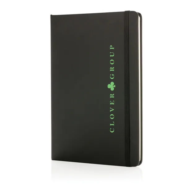  Standard hardcover PU notebook A5 - XD Collection Black 