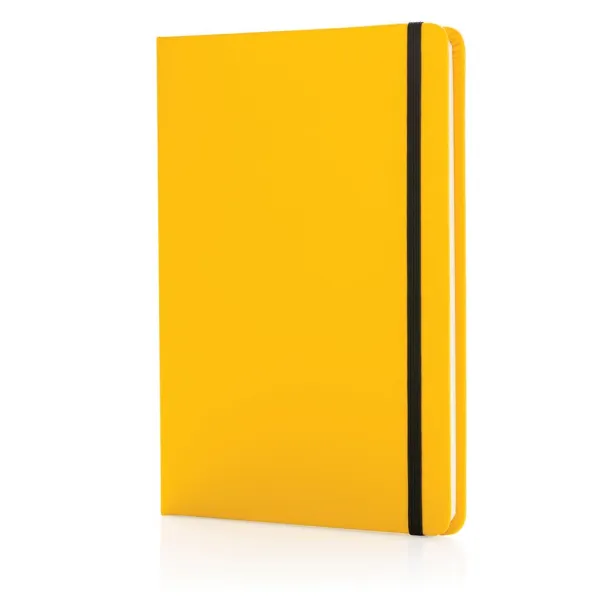  Standard hardcover PU notebook A5 - XD Collection Yellow