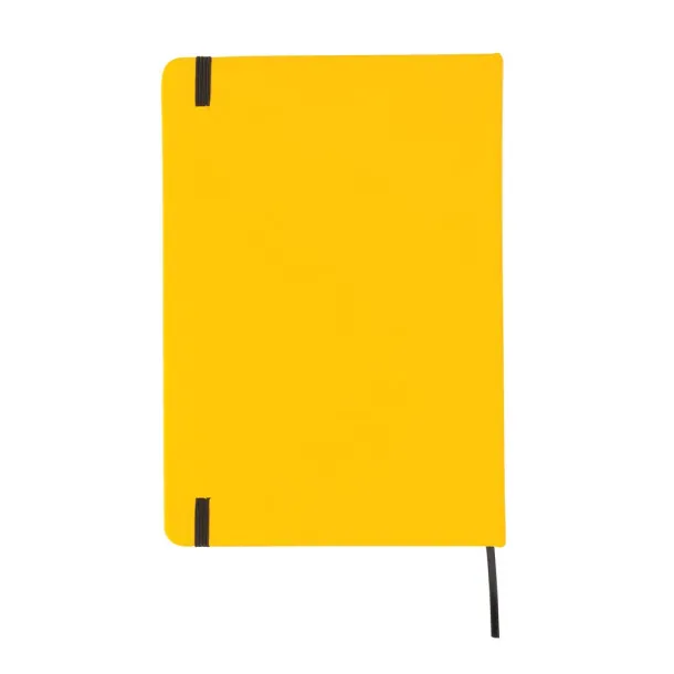  Standard hardcover PU notebook A5 - XD Collection Yellow