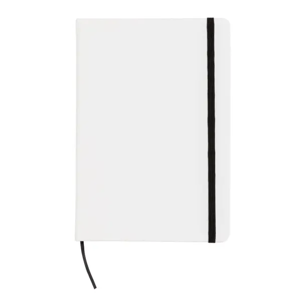  Standard hardcover PU notebook A5 - XD Collection White