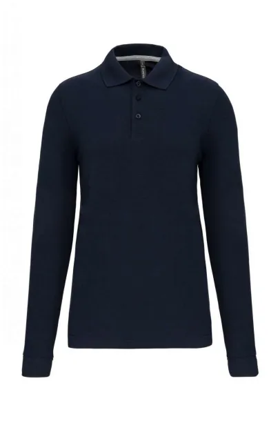  MEN'S LONG-SLEEVED POLO SHIRT - Designed To Work Navy