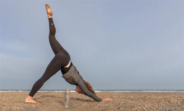  Impact borosilikatna staklena boca s poklopcem od bambusa - XD Collection Prozirno Siva