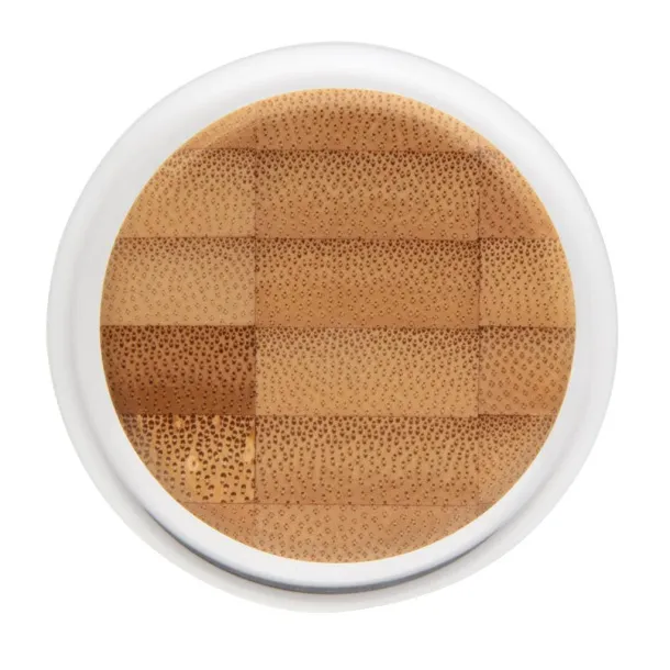  Impact borosilikatna staklena boca s poklopcem od bambusa - XD Collection Prozirno Siva