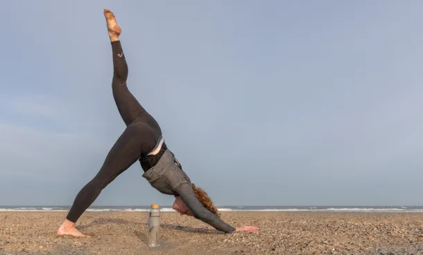  Impact borosilicate glass bottle with bamboo lid - XD Collection Transparent Siva