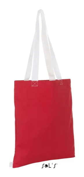  Hamilton torba za kupovinu, 235 g/m2 - SOL'S Crvena Bijela