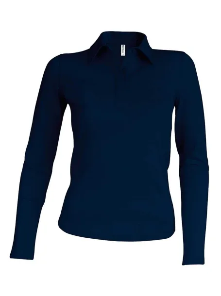  LADIES' LONG-SLEEVED POLO SHIRT - Kariban Navy