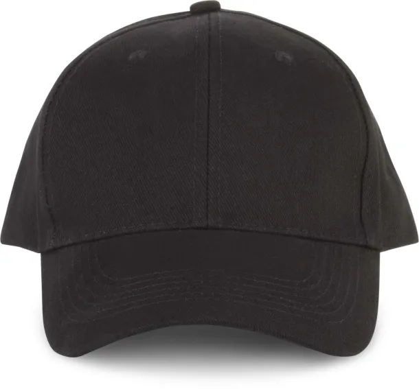  6 PANELS ORGANIC COTTON CAP - K-UP Black