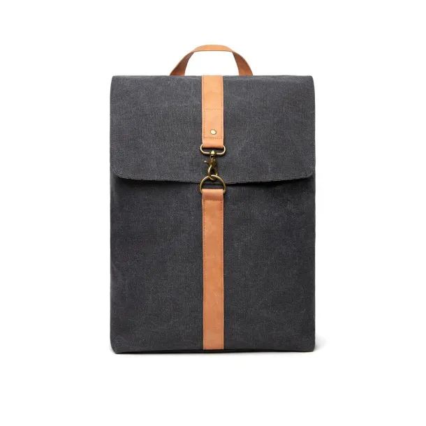  VINGA Bosler canvas backpack - Vinga Crna