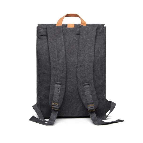  VINGA Bosler canvas backpack - Vinga Crna