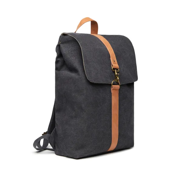 VINGA Bosler canvas backpack - Vinga Crna